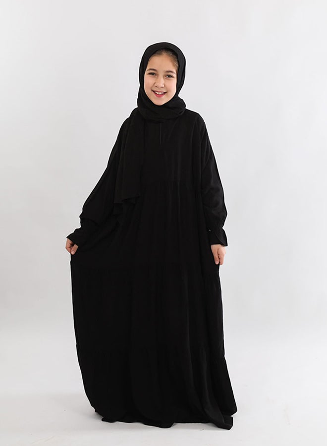 تاي شوب تاي شوب - إسدال كيدز سادة - أسود للنساء 