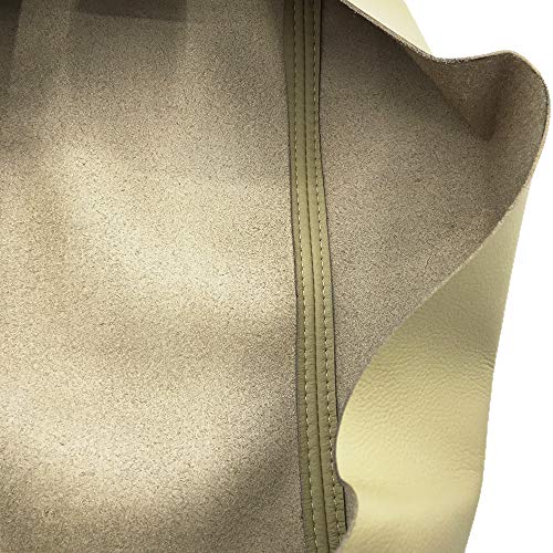 DSkoiph DSparts Center Console Lid Armrest Cover Leather Fit for Jeep Grand Cherokee 2011-2021 Leather Part Only Beige - Image 5