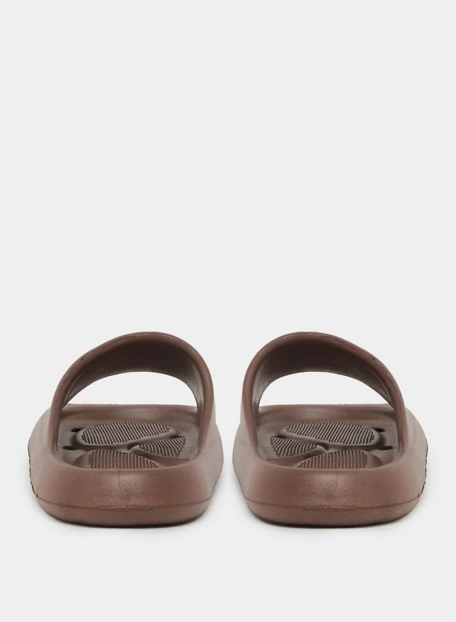 Styli Styli Plain Open Toe Slip-On Slides