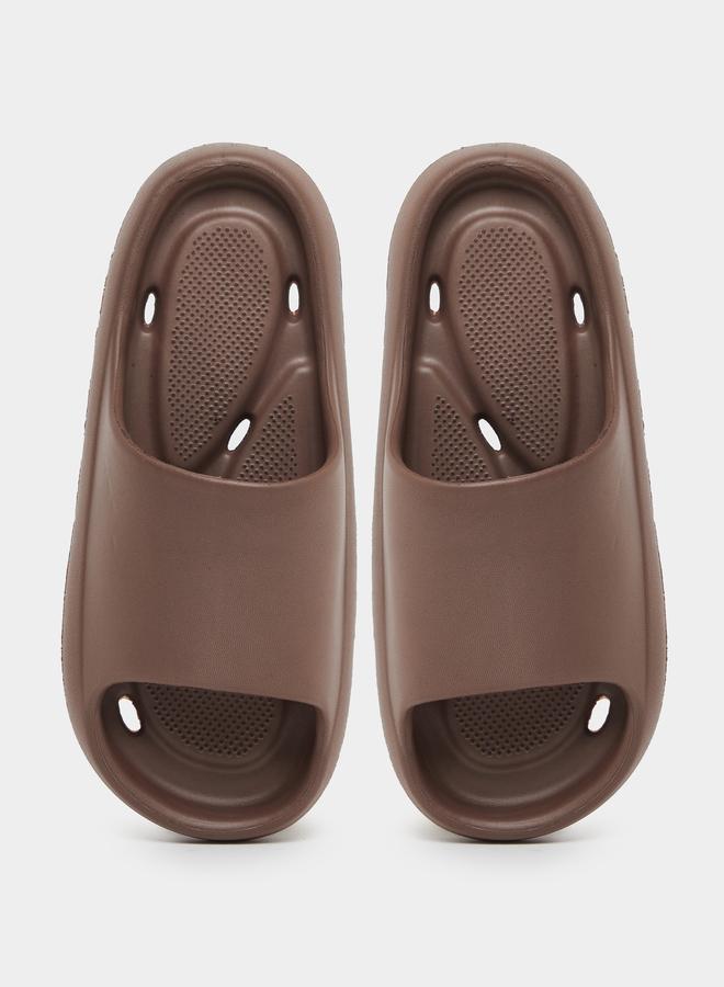 Styli Plain Open Toe Slip-On Slides - Image 5