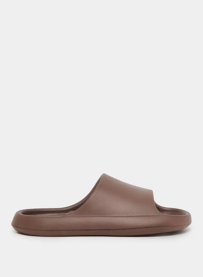 ستايلي Styli Plain Open Toe Slip-On Slides