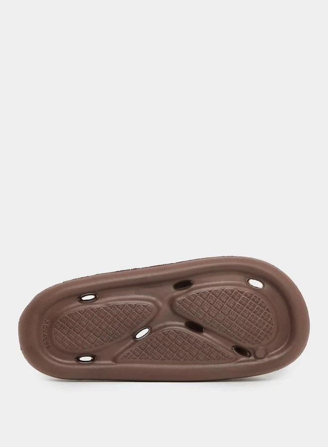 Styli Styli Plain Open Toe Slip-On Slides