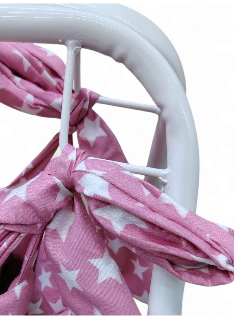 RIVAL Portable Baby Cradle with Durable Metal Frame - Soothing Manual Swing Bed for Infants & Newborns - Lightweight & Easy to Assemble - Image 5