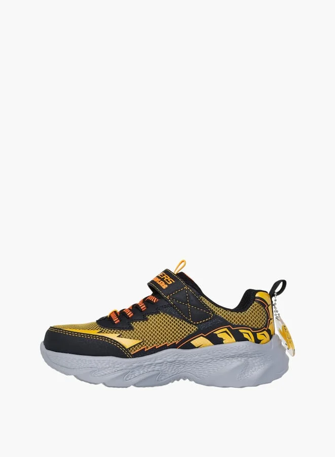 SKECHERS Boys' Logo Detail Sports Shoes With Hook And Loop Closure - Creaturecrawlers