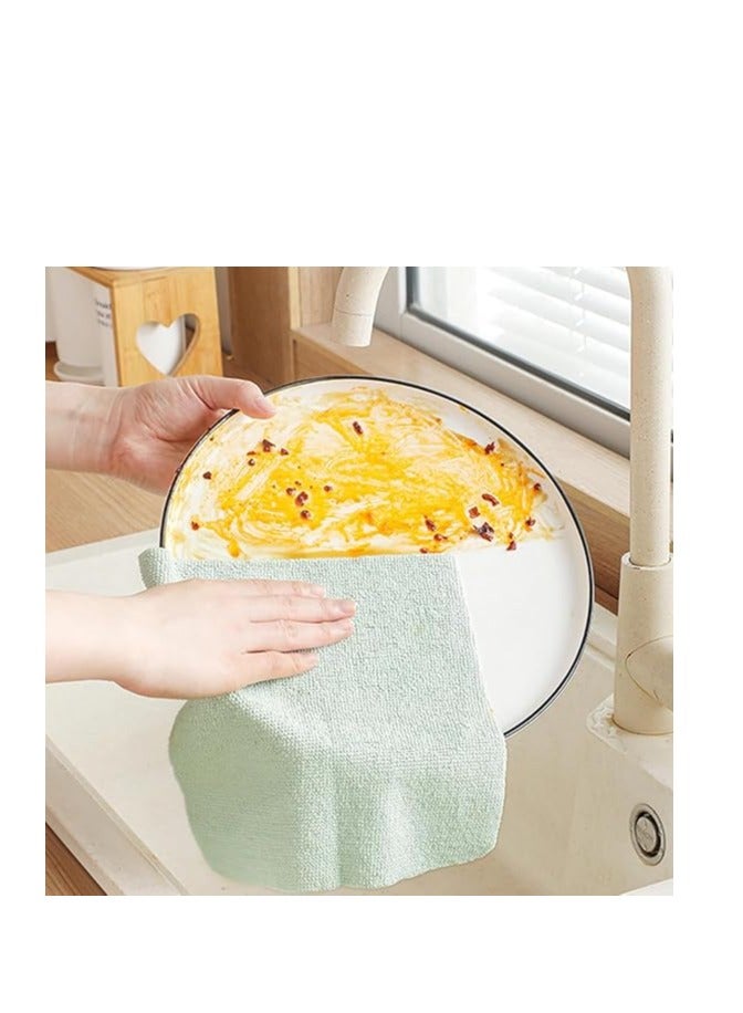 Microfiber Cleaning Cloth  Reusable Microfiber Cleaning and Drying Wipes With Dispenser Box Multicolor - Image 1