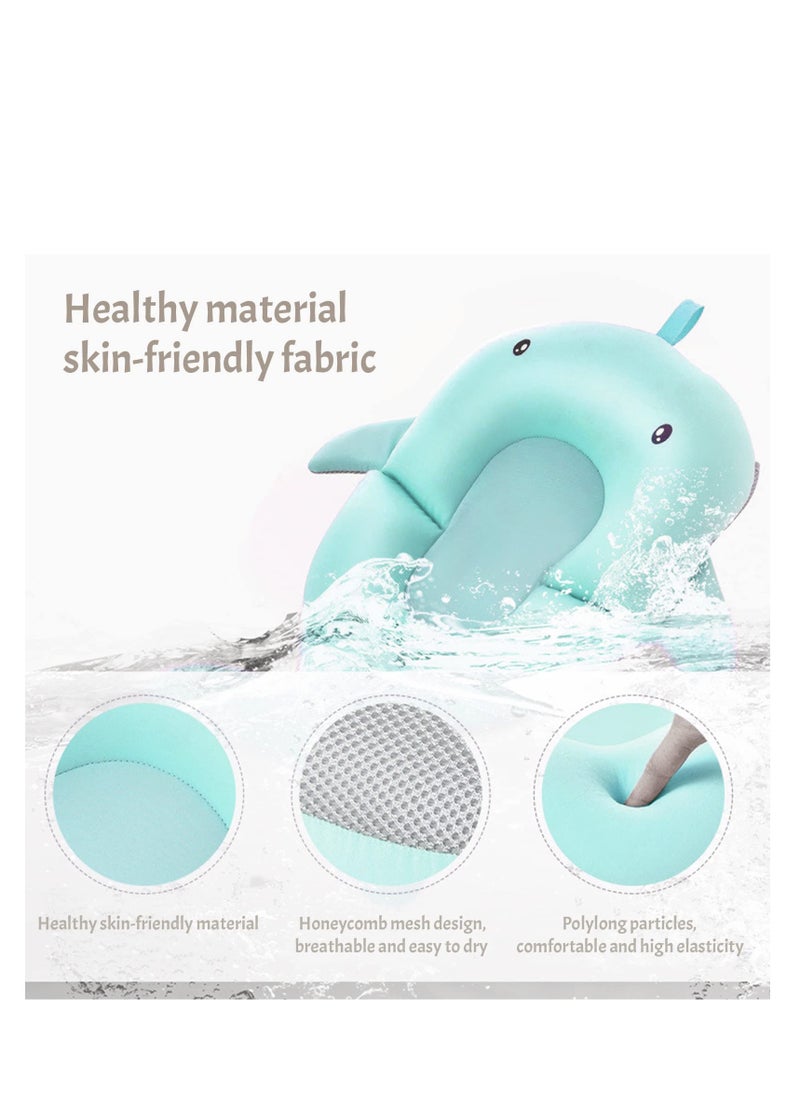 Excefore - Baby Non-Slip Bath Pad Bath ,Support Seat Shower Mat for Bathtub Newborn Floating Bathing Tub Seat ,Infant Bathing Support Cushion Net Adjustable Sling Bath Pillow Bathtub Shower Pad for Bathtub - Image 1