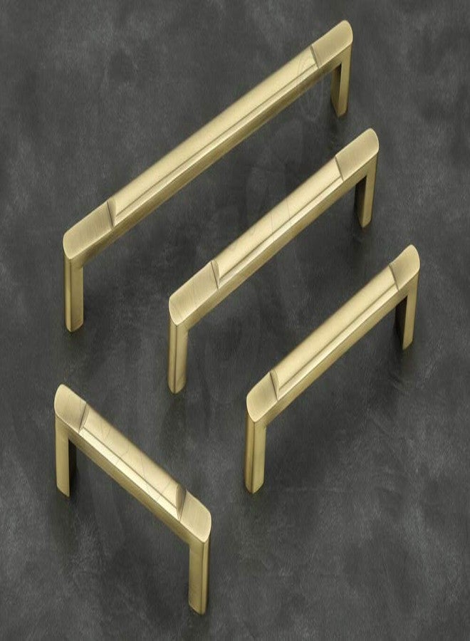 FAST CP35 Brass Antique Stainless Steel Furniture Cabinet Pull Door Handle for Wardrobe, Cupboard, Dresser Doors and Drawer 2pcs (224mm) - Image 1