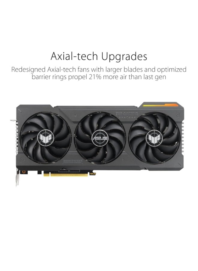 أسوس بطاقة الرسوميات TUF Gaming NVIDIA GeForce RTX™ 4070 Ti OC Edition (PCIe 4.0، 12GB GDDR6X، HDMI 2.1a، DisplayPort 1.4a) ، TUF-RTX4070TI-O12G-GAMING - Image 2
