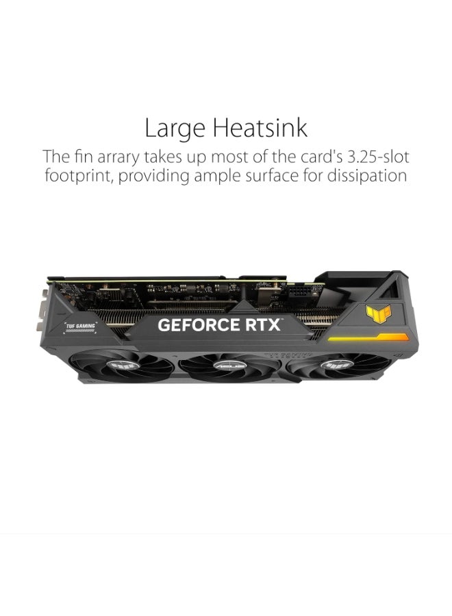 أسوس بطاقة الرسوميات TUF Gaming NVIDIA GeForce RTX™ 4070 Ti OC Edition (PCIe 4.0، 12GB GDDR6X، HDMI 2.1a، DisplayPort 1.4a) ، TUF-RTX4070TI-O12G-GAMING - Image 3