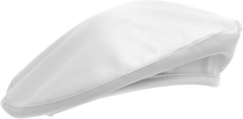 Umeepar Womens Classic Pu Leather French Beret Hat - Image 1
