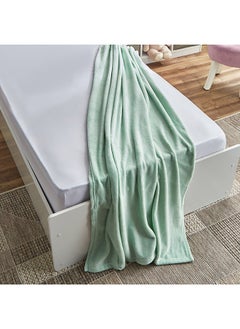 Home Box Ontario Solid Coral Fleece Kids Blanket 170 x 120 cm  - Image 5
