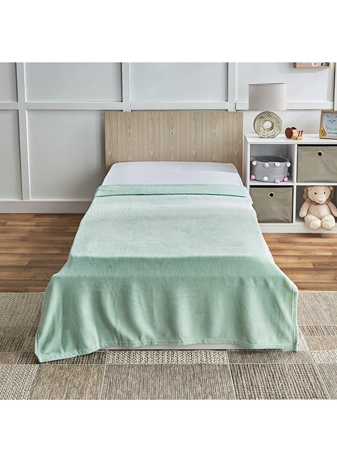 Home Box Ontario Solid Coral Fleece Kids Blanket 170 x 120 cm  - Image 2