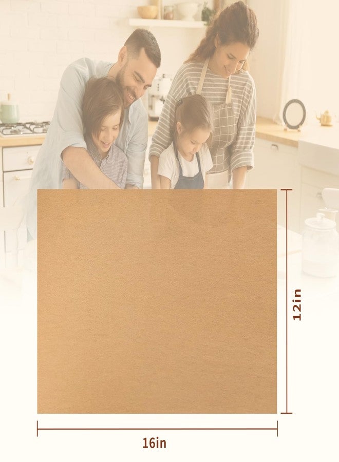TROUSKAIG 100pcs 12x16 inch Unbleached Parchment Paper Sheets for baking, Heavy Duty Precut Parchment Paper Half Sheet Pans, Brown Non-Stick liners for Oven, Cooking & Wrapping Food, Air Fryer Liners - Image 2