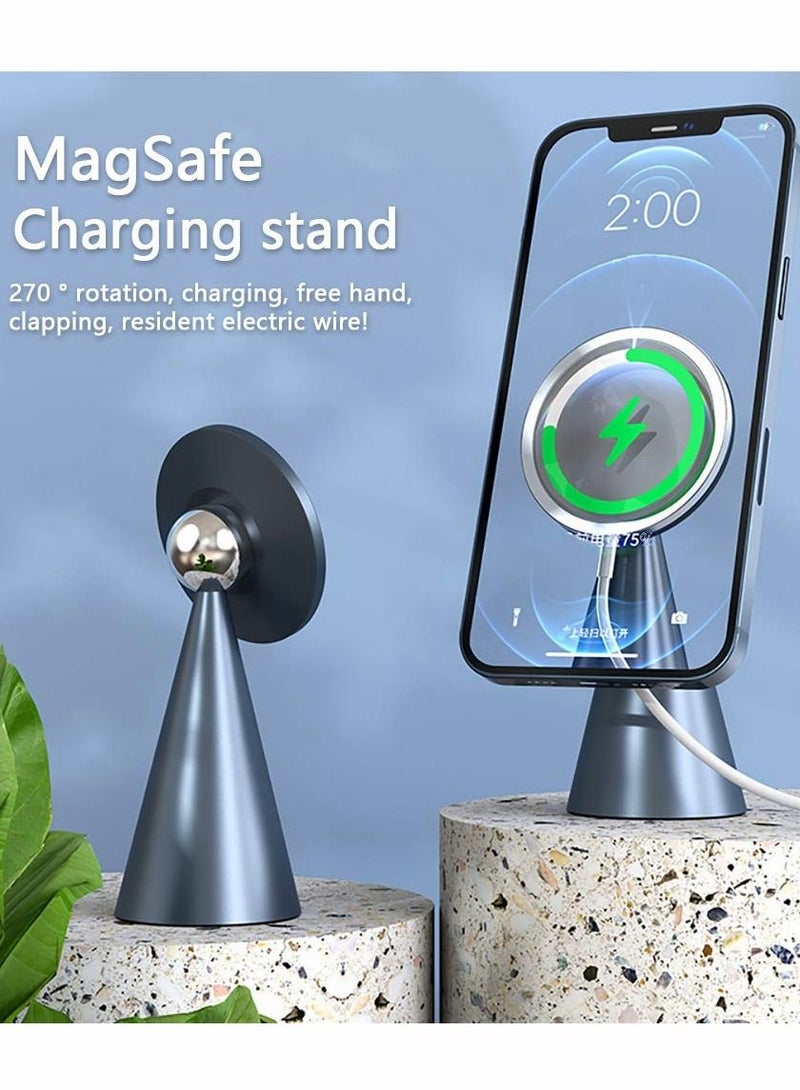 Y&D Stand for MagSafe Charger Angle Adjustable Phone Dock Holder Cradle iPhone 12 Pro Max /12 Pro/12 Mini & iPhone13 Series - Image 3
