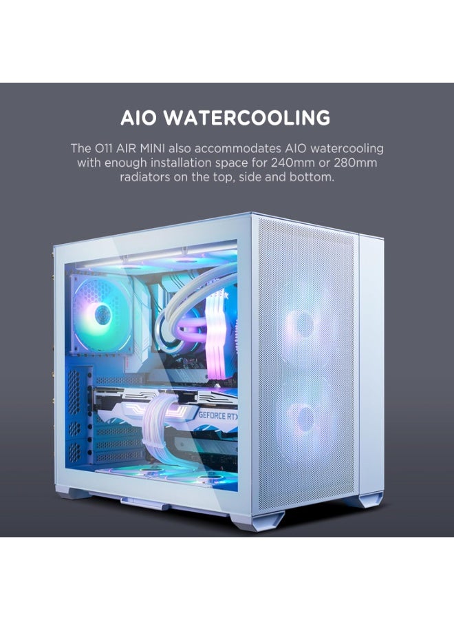 Lian Li O11 AIR Mini White ATX Case - O11AMW - Image 3