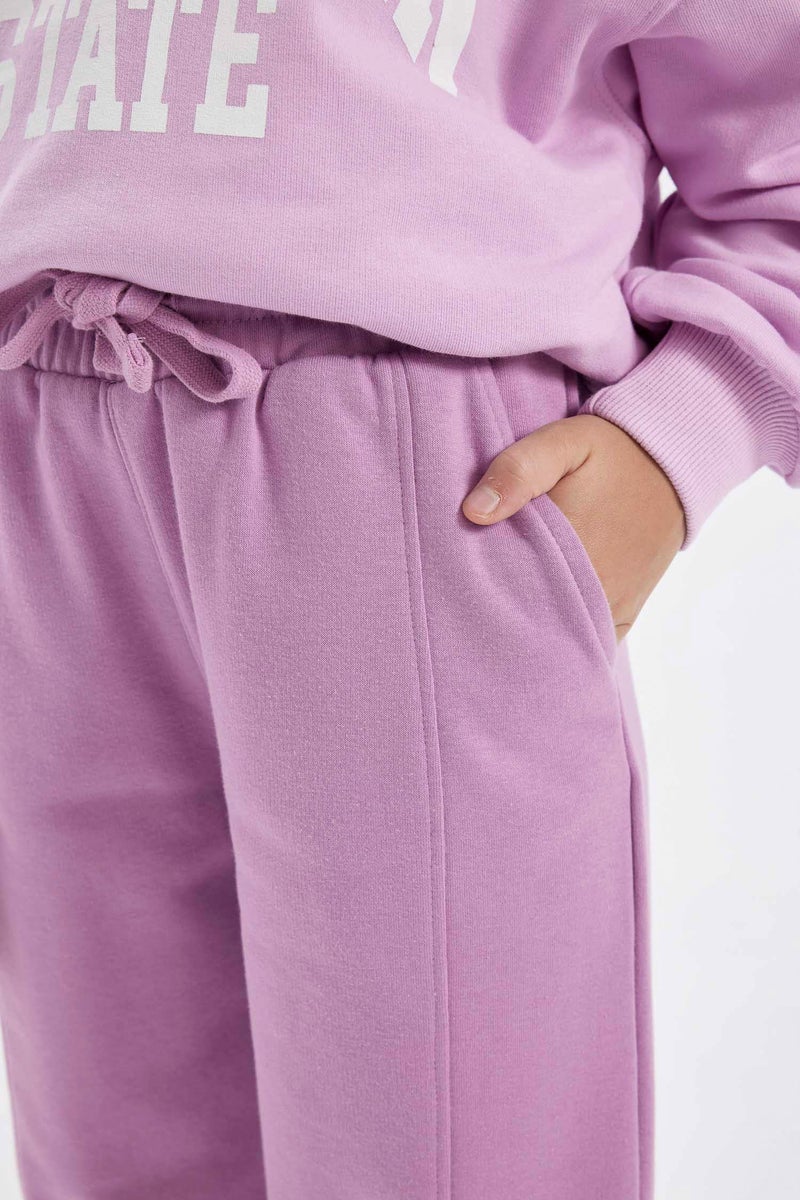 DeFacto Purple Girl Girl Jogger School Sweatpants Casual - Image 5