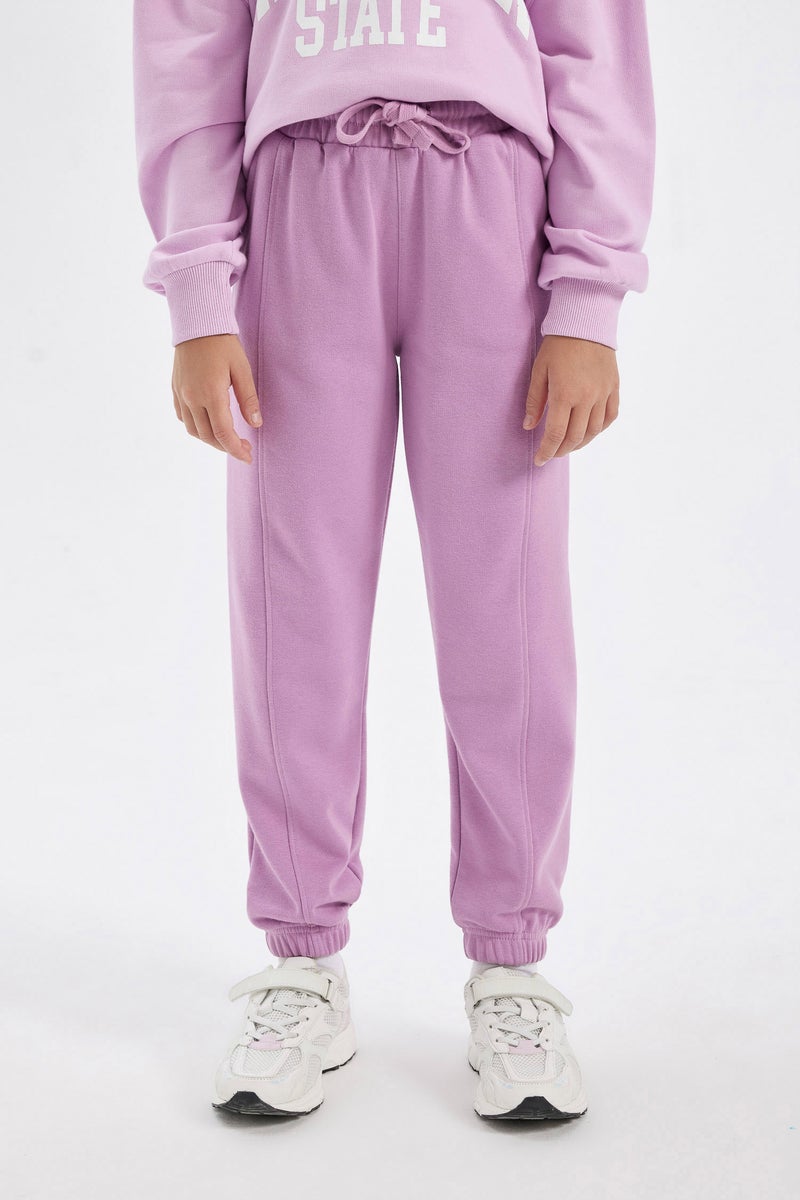 DeFacto Purple Girl Girl Jogger School Sweatpants Casual - Image 4