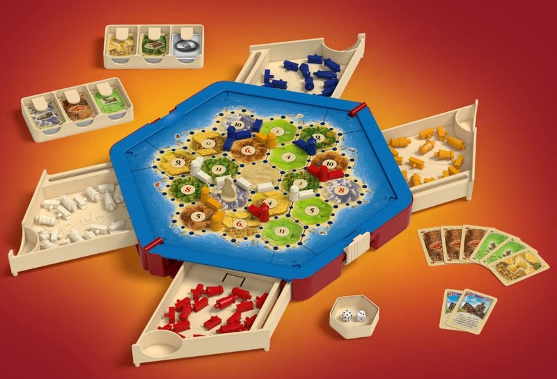 CATAN Traveler COMPACT EDITION Board Game - Settle, Trade, and Build on the Go! Strategy Game, Family Game for Kids and Adults, Ages 10+, 2-4 Players, 60 Minute Playtime, Made by CATAN Studio - Image 5