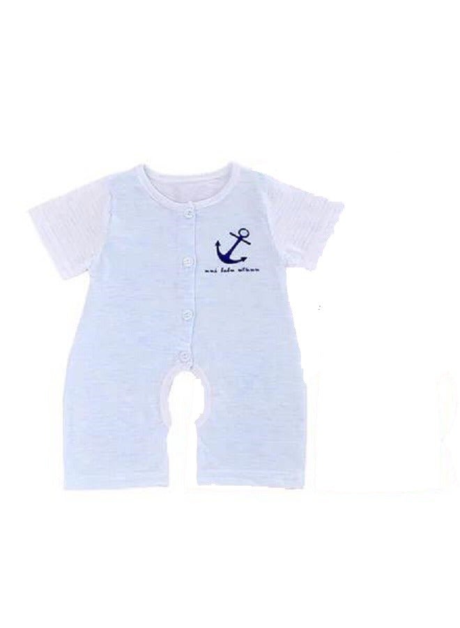 2-Piece Set Soft Comfortable Pure Colorful Cotton Short Sleeve Babies' Jumpsuit Set  - Image 3