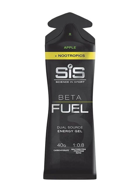 Apple Plus Nootropics - Beta Fuel Dual Source Energy Gel, 1:0.8 Maltodextrin- FructoSe Ratio,