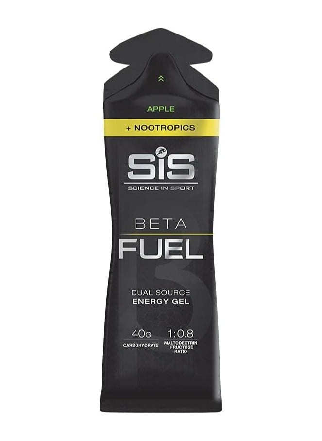 SIS Apple Plus Nootropics - Beta Fuel Dual Source Energy Gel, 1:0.8 Maltodextrin- FructoSe Ratio,  - Image 1