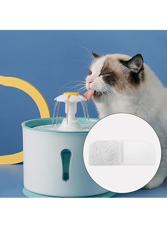 12 Pcs Pet Drinking Water Filter Cotton, Pet Water Fountain Replacement Filter Activated Carbon for Automatic Pet Water Dispenser for Cats Dogs - Image 2