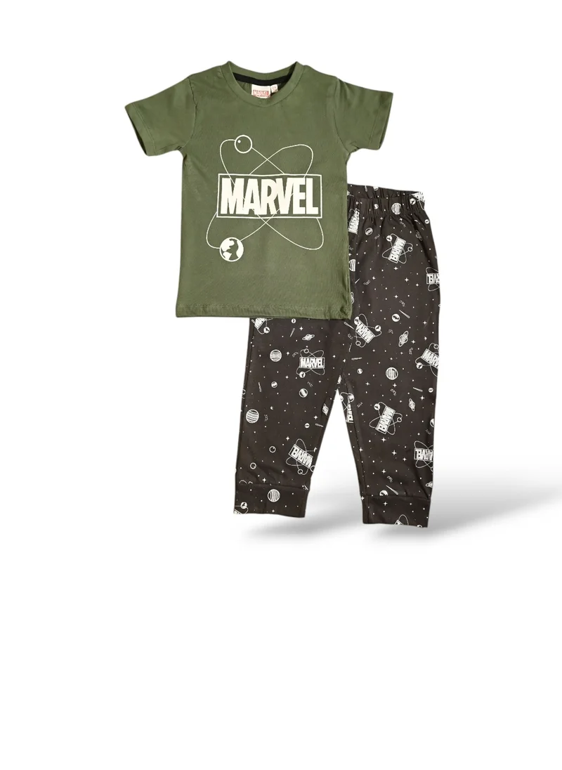 AVENGERS MARVEL - ‬‪BOYS SHORT SLEEVE PAJAMA SET‬