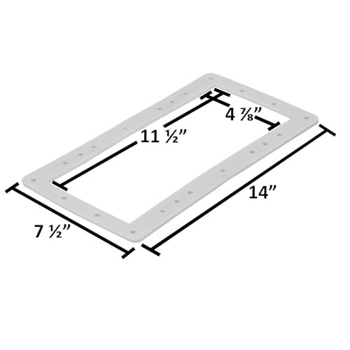 Swimline Widemouth Replacement HT/Oly Skimmer Gasket Set,White - Image 2