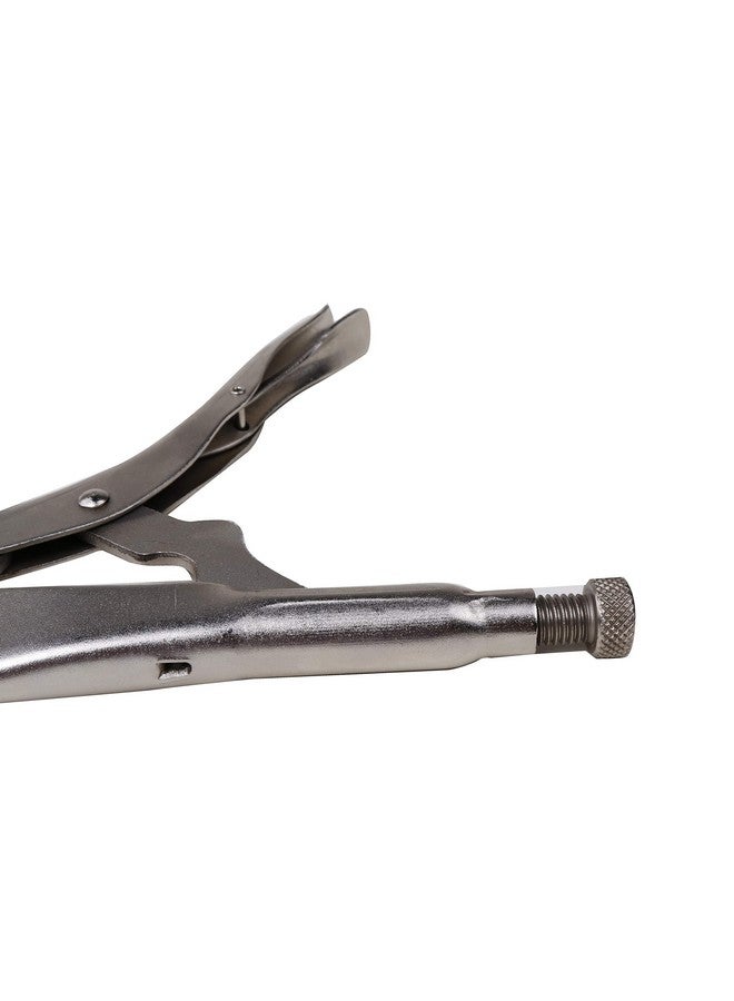 Futurekart Locking C-Type Clamp Portable Tool Vise Grip 11-Inch Heavy Duty C-Clamps with Swivel Pads -Silvery - Image 2
