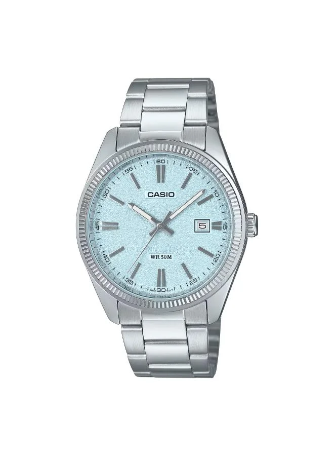 CASIO Men's Stainless Steel Analog Watch MTP-1302DA-2A2VDF - 38.5 mm
