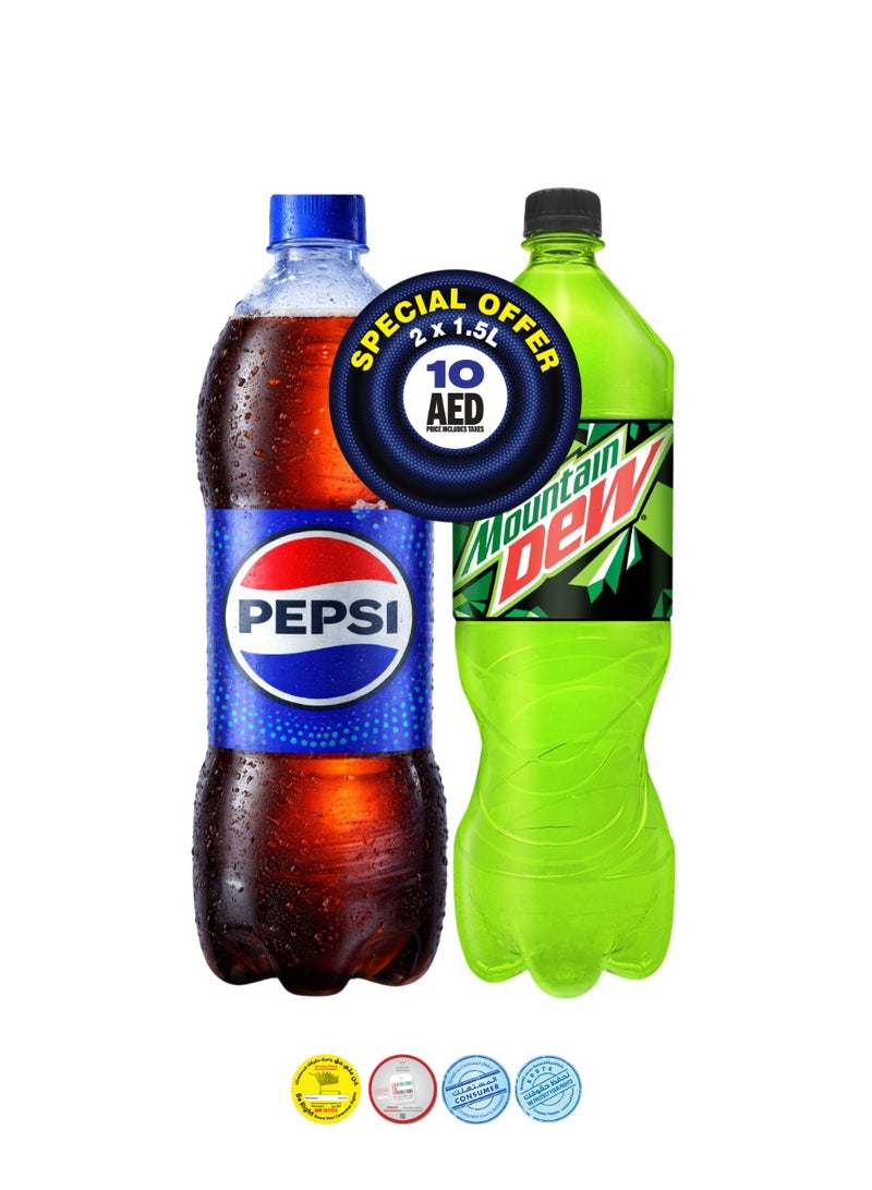 Extra Fizz Carbonated Soft Drink And Mountain Dew Carbonated Soft Drink