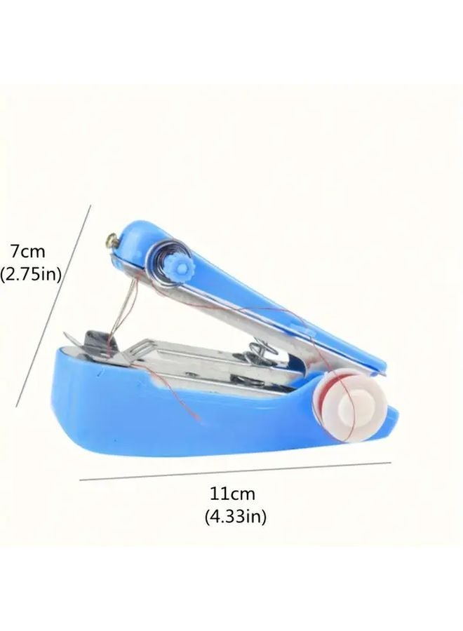 Portable Handheld Sewing Machine Manual Adjustable Tension Knob For Quick Repairs Outdoor Travel Random Color - Image 5