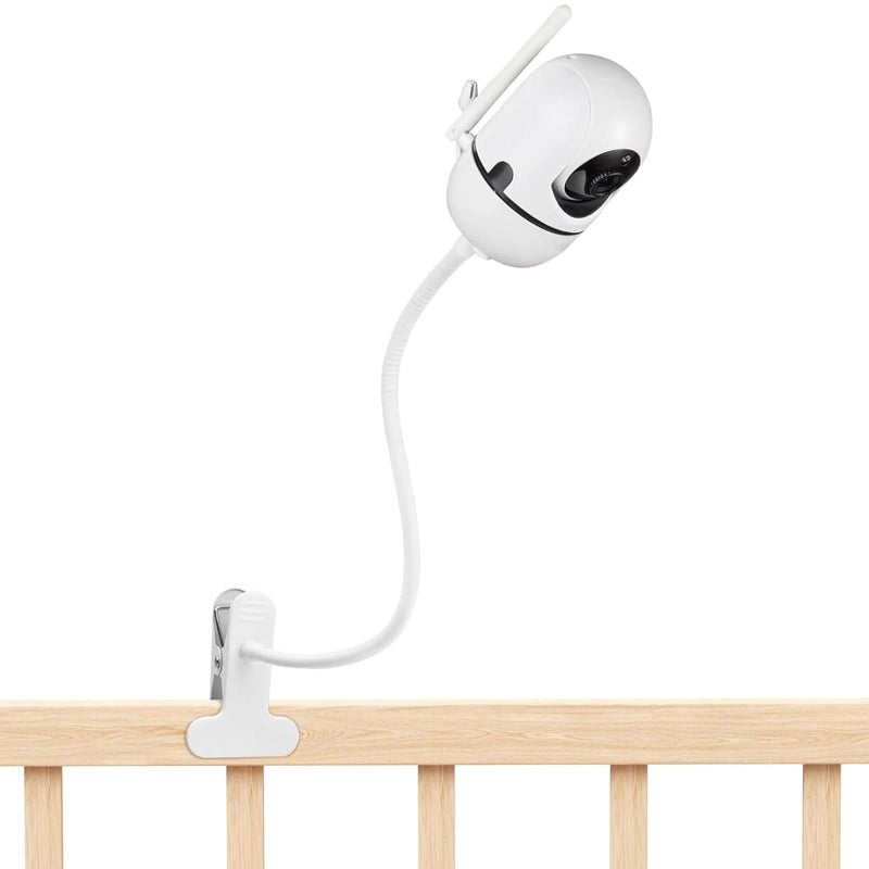 Annkoifu Baby Monitor Mount Compatible with HelloBaby HB65/HB40/HB6550/HB6148/ HB6560/ HB66/ HB6339/ HB6550 Pro, ANMEATE SM935E, Flexible Baby Camera Holder Crib Mount for Hellobaby Monitor - Image 1