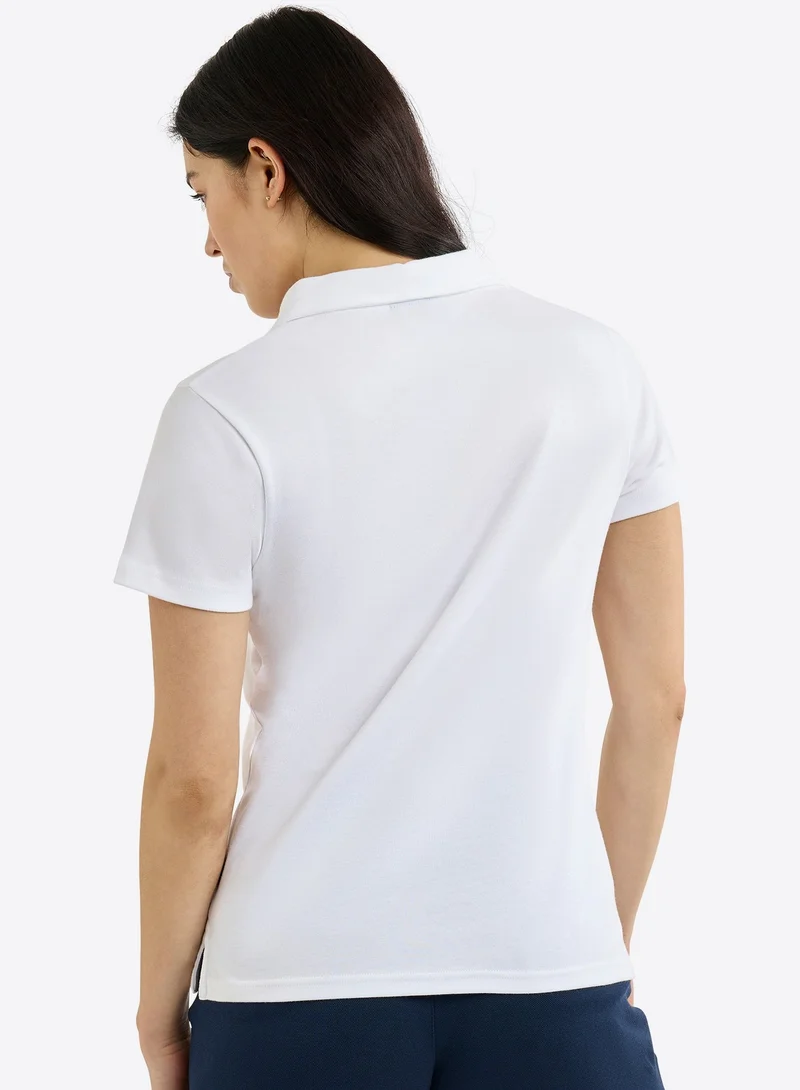 NAUTICA Essential Regular Fit Premium Cotton Logo Polo Shirt