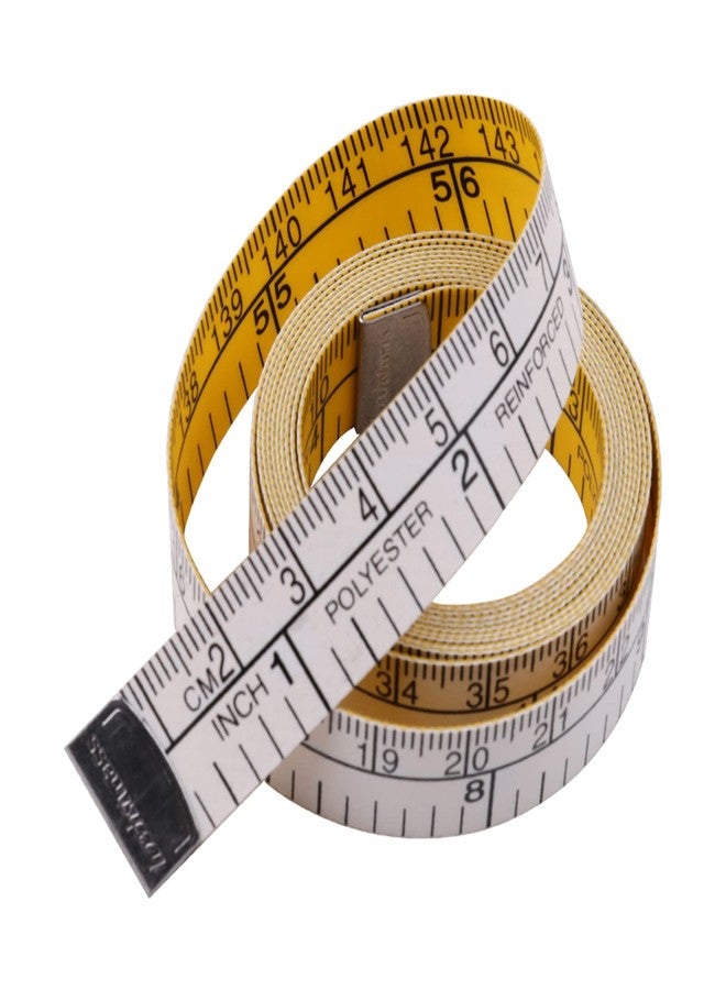 Soft Flat Ruler Body Measuring Ruler Sewing Tailor-Tape Measure 150cm/60inch Centimeter Meter Sewing Measuring Tape Measuring Ruler For Tile Multi Angle For Sewing Kids Growth Woodworking Tool