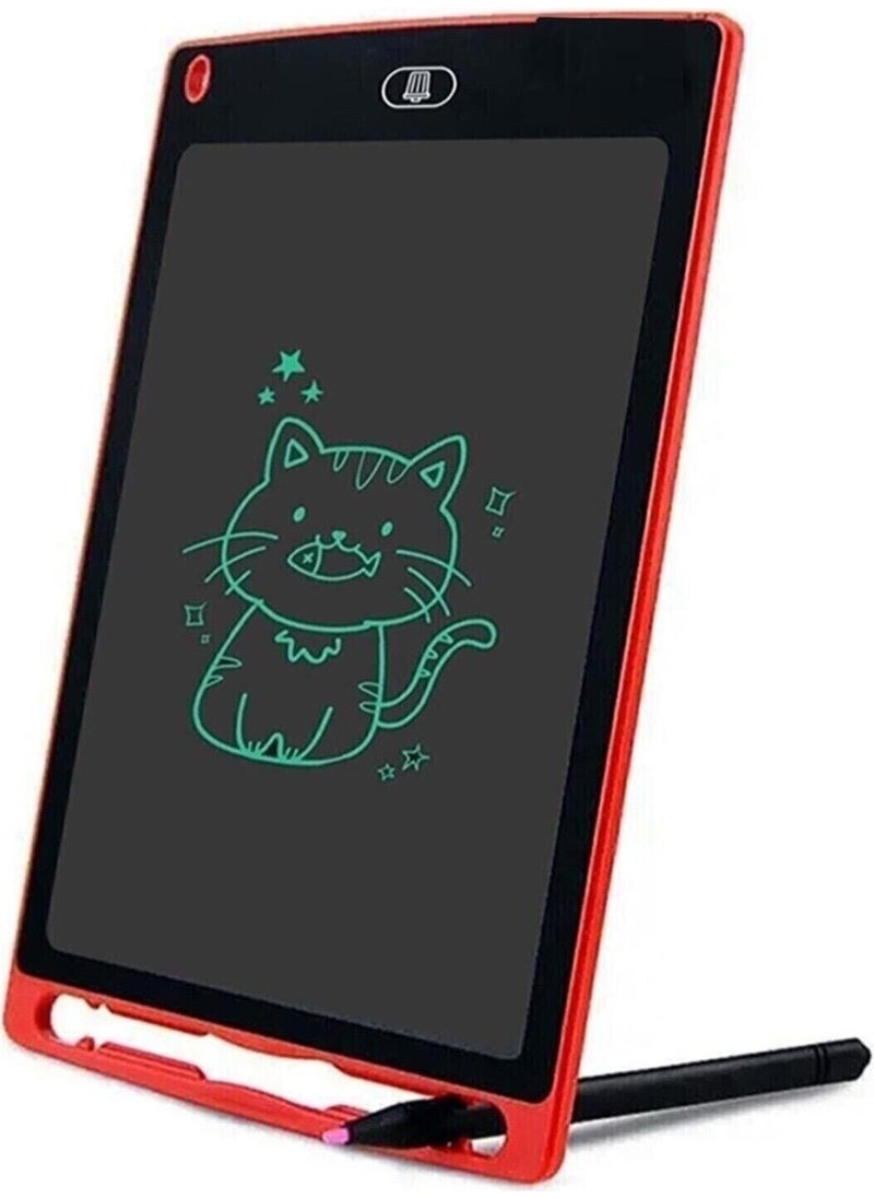 Canderel Digital Pen Drawing Writing Board Note Writing Training Tablet Writing Tablet 8.5 Inch Red  - Image 5