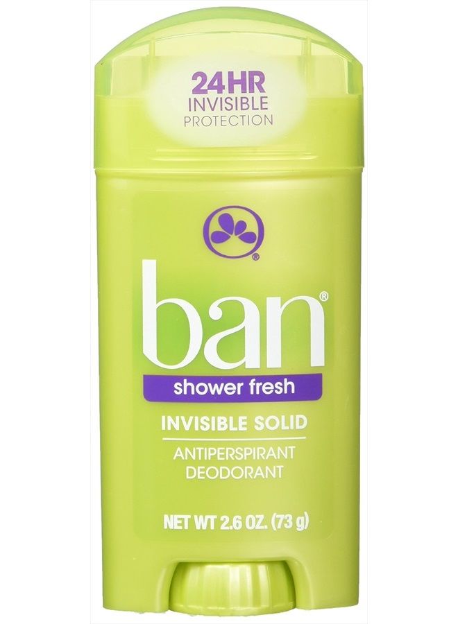 Ban Inv SLD Shower Frsh Size 2.6z Ban Shower Fresh Invisible Solid Deodorant - Image 1