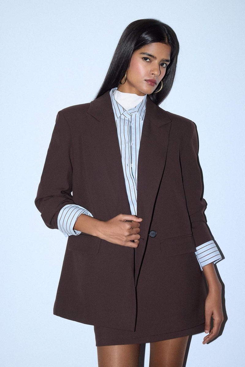 DeFacto Oversize Jacket Collar Blazer - Image 2