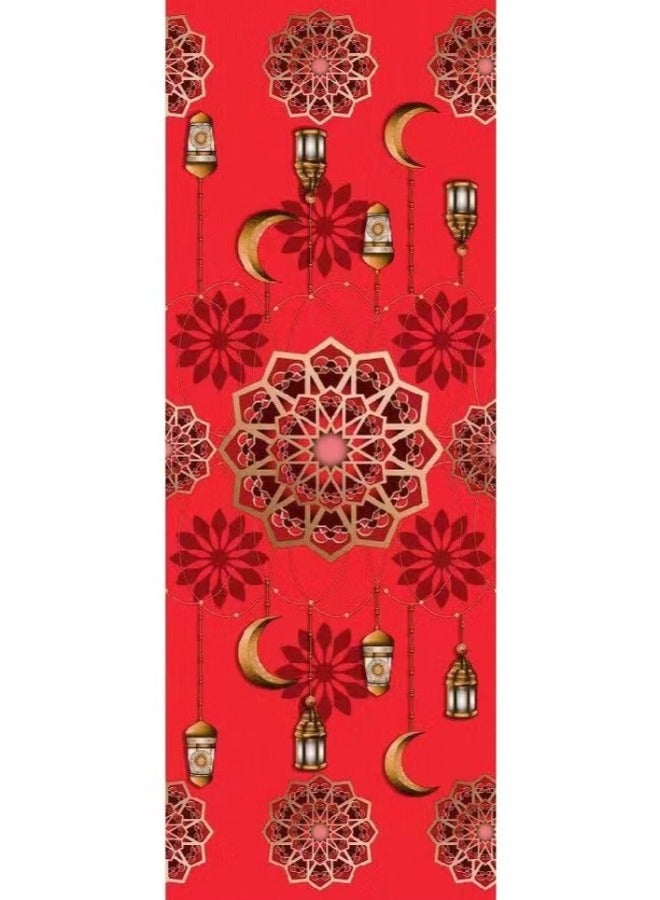 ACLIX Muslim Ramadan Printed Plastic Table Sheet Cover Multicolor - Image 1