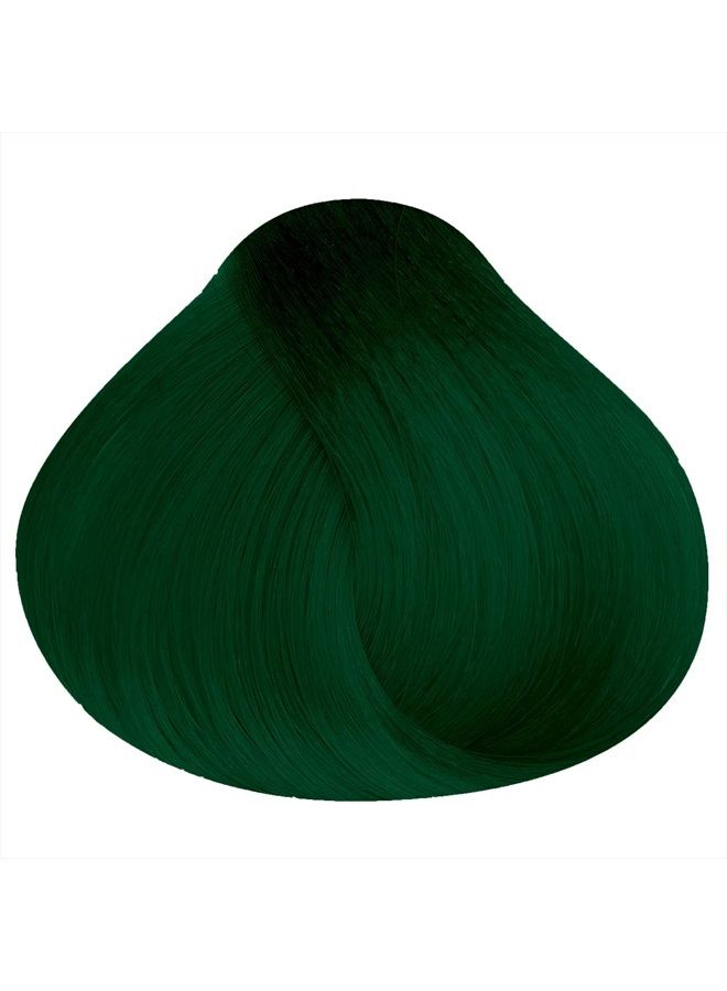 Satin Bold Dark Sea Green | Complete Hair Dye | Permanent and Semi-Permanent | Long Lasting | Vegan and Cruelty-Free - Image 2