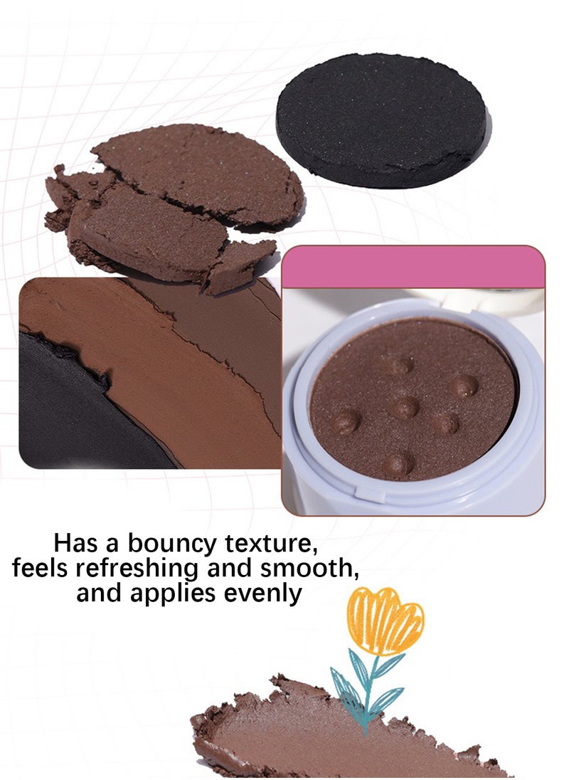 Novo Misty Sideburns Volume Hairline Powder, Instantly Hairline Powder, Waterproof Long Lasting Root Touch Up Hair Shadow Powder, Quick Cover Grey Hair Root Concealer  - Image 5
