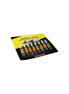 Rahalife Set of 8 Super Glue Adhesive Gum Clear color Strong Adhesion Instant Bonding Glue Liquid with Precision Applicator All purpose Fast Drying Glue  - Image 3