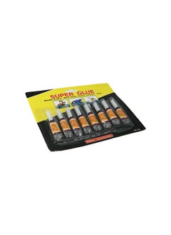 Rahalife Set of 8 Super Glue Adhesive Gum Clear color Strong Adhesion Instant Bonding Glue Liquid with Precision Applicator All purpose Fast Drying Glue  - Image 4