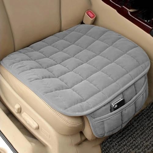 VANITYA Car Seat Soft Cover with Non-Slip Grip and Storage Pouch, Breathable, Memory Foam Comfort Seat Protector for Cars Universal Fit, Anti-Wear, Pressure Relief, Easy Installation - Image 1