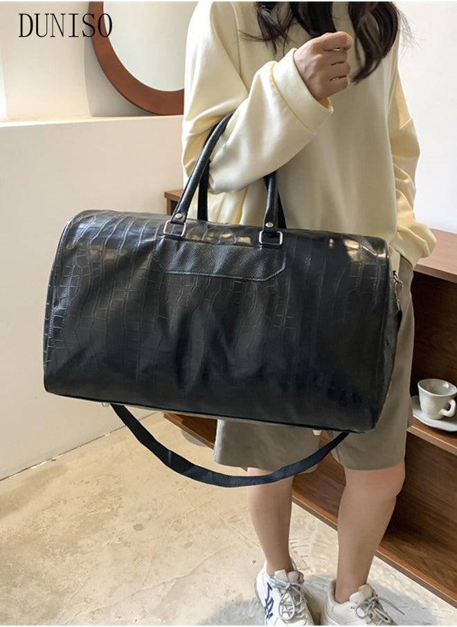 DUNISO - Travel Duffel Bag Luggage Collection Business Travel Suitcase  Weekender Overnight Bag Large Carry On Airport Bag for Travel Business Trips Sports Duffel Bag Gym Sports Luggage Bags - Image 1