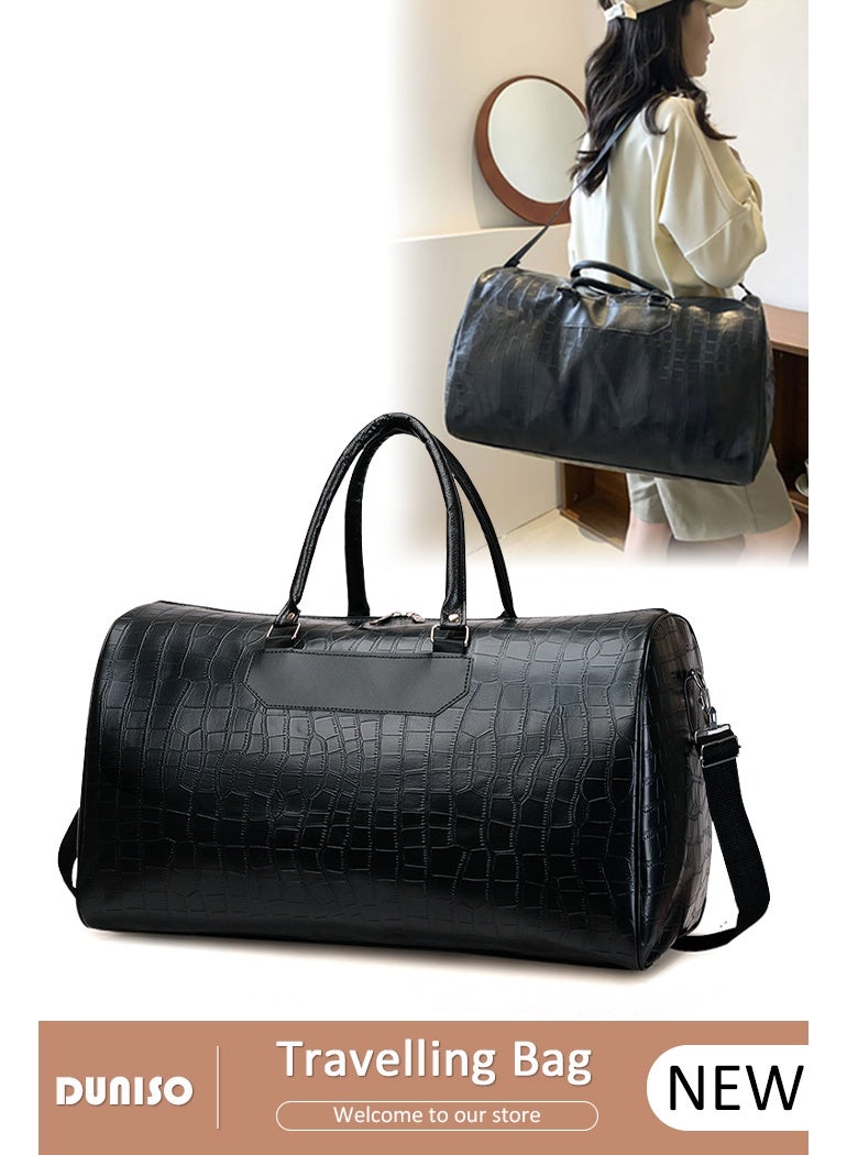 DUNISO Travel Duffel Bag Luggage Collection Business Travel Suitcase  Weekender Overnight Bag Large Carry On Airport Bag for Travel Business Trips Sports Duffel Bag Gym Sports Luggage Bags - Image 1