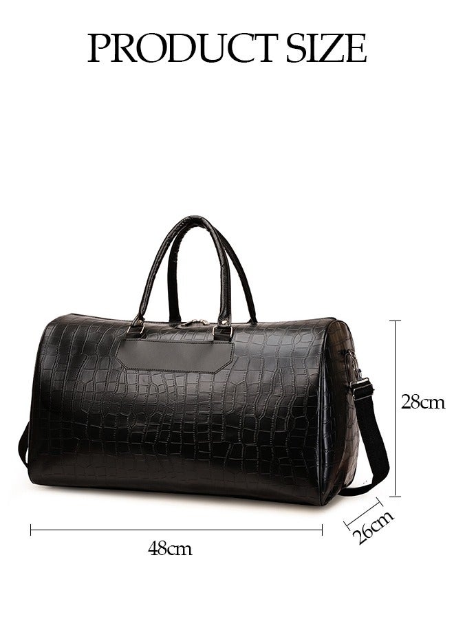 DUNISO Travel Duffel Bag Luggage Collection Business Travel Suitcase  Weekender Overnight Bag Large Carry On Airport Bag for Travel Business Trips Sports Duffel Bag Gym Sports Luggage Bags - Image 4