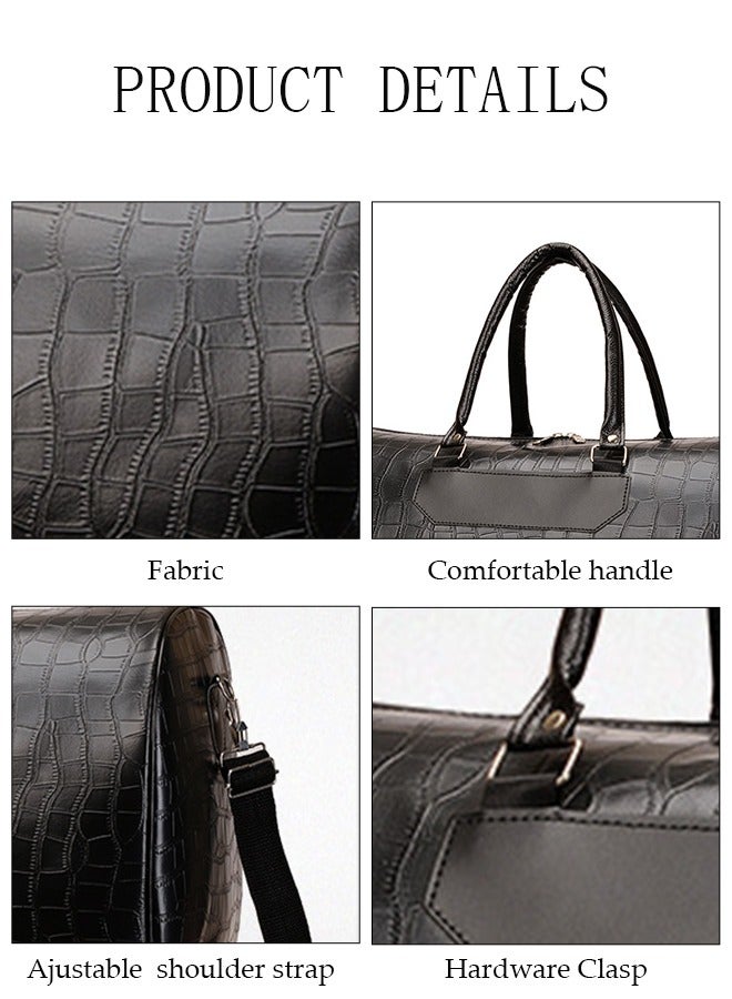 DUNISO Travel Duffel Bag Luggage Collection Business Travel Suitcase  Weekender Overnight Bag Large Carry On Airport Bag for Travel Business Trips Sports Duffel Bag Gym Sports Luggage Bags - Image 2