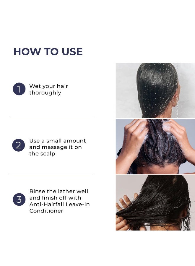 Conscious Chemist® Anti Hairfall Shampoo | Saw palmetto, Yeast Extract, Rosemary OIl & Keratin | 2x Hair Fall Control & Hair Growth | Hard Water Safe | With StrandBoost™️ Technology | Paraben & SLS Free | For All Hair Types | Women & Men | 200ml - Image 4