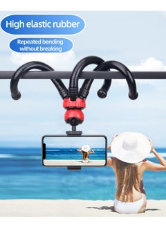يي تشينو حامل ثلاثي القوائم للكاميرا صغير ومرن على شكل أخطبوط مع مشبك للهاتف وحامل Gopro وجهاز تحكم عن بعد  - Image 5